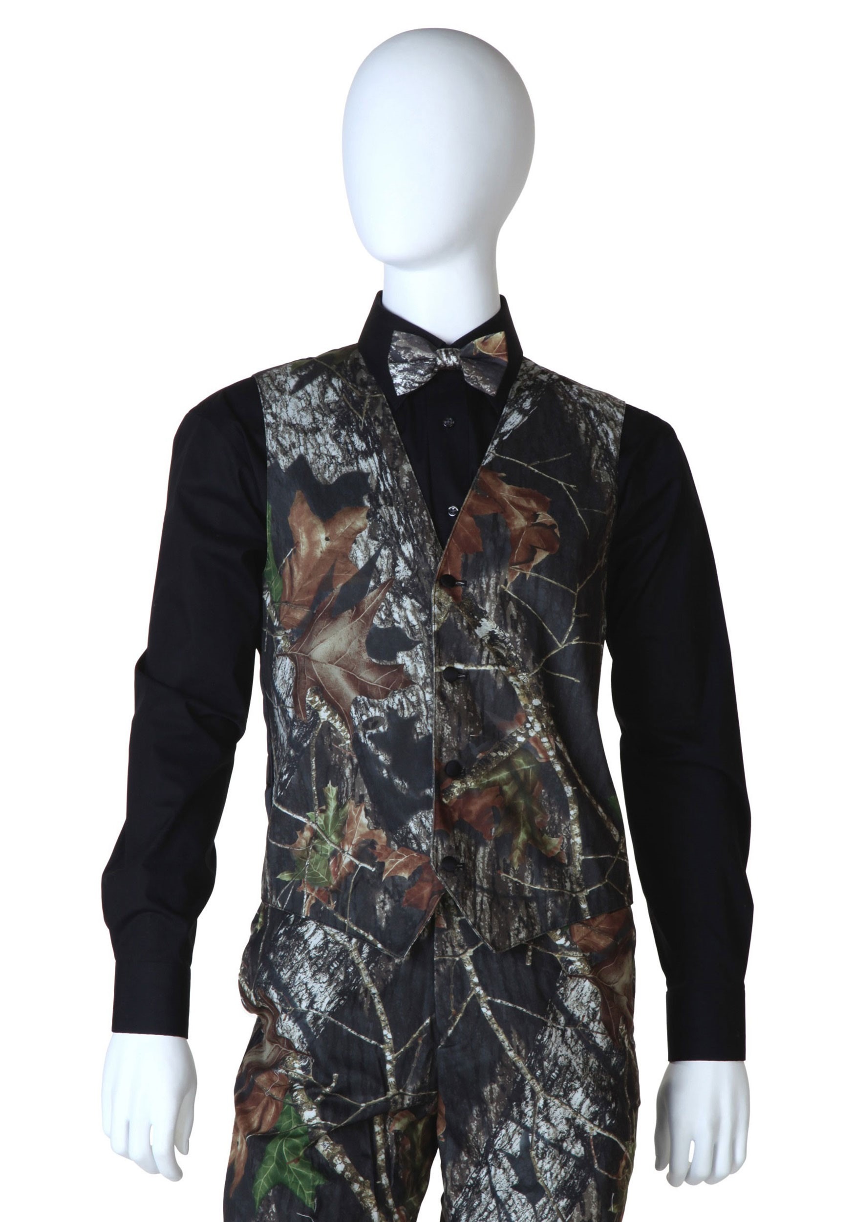 Image of Mossy Oak Camo Tuxedo Vest | Camo Vest Mens | Exclusive ID MOS2123-L