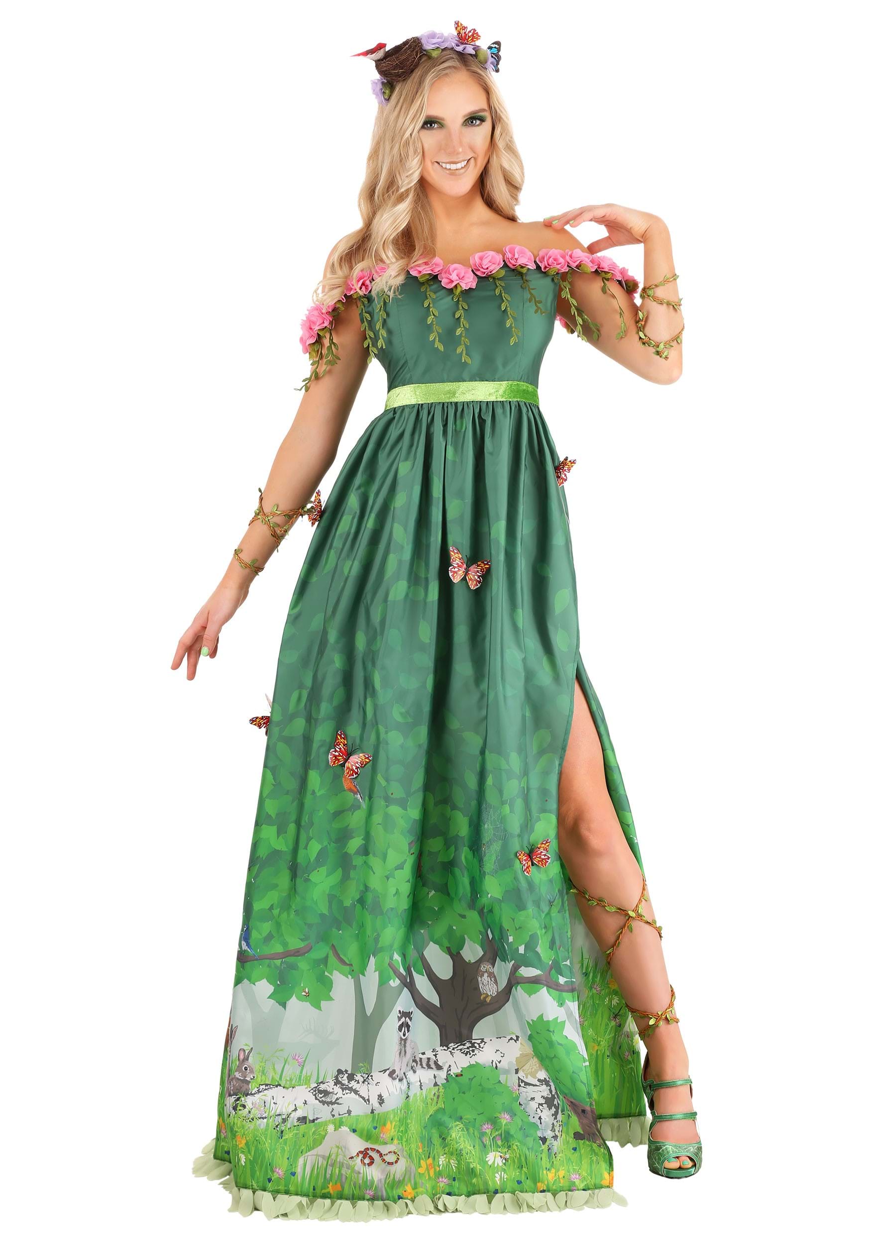 Image of Mother Nature Costume for Women ID FUN1025AD-L
