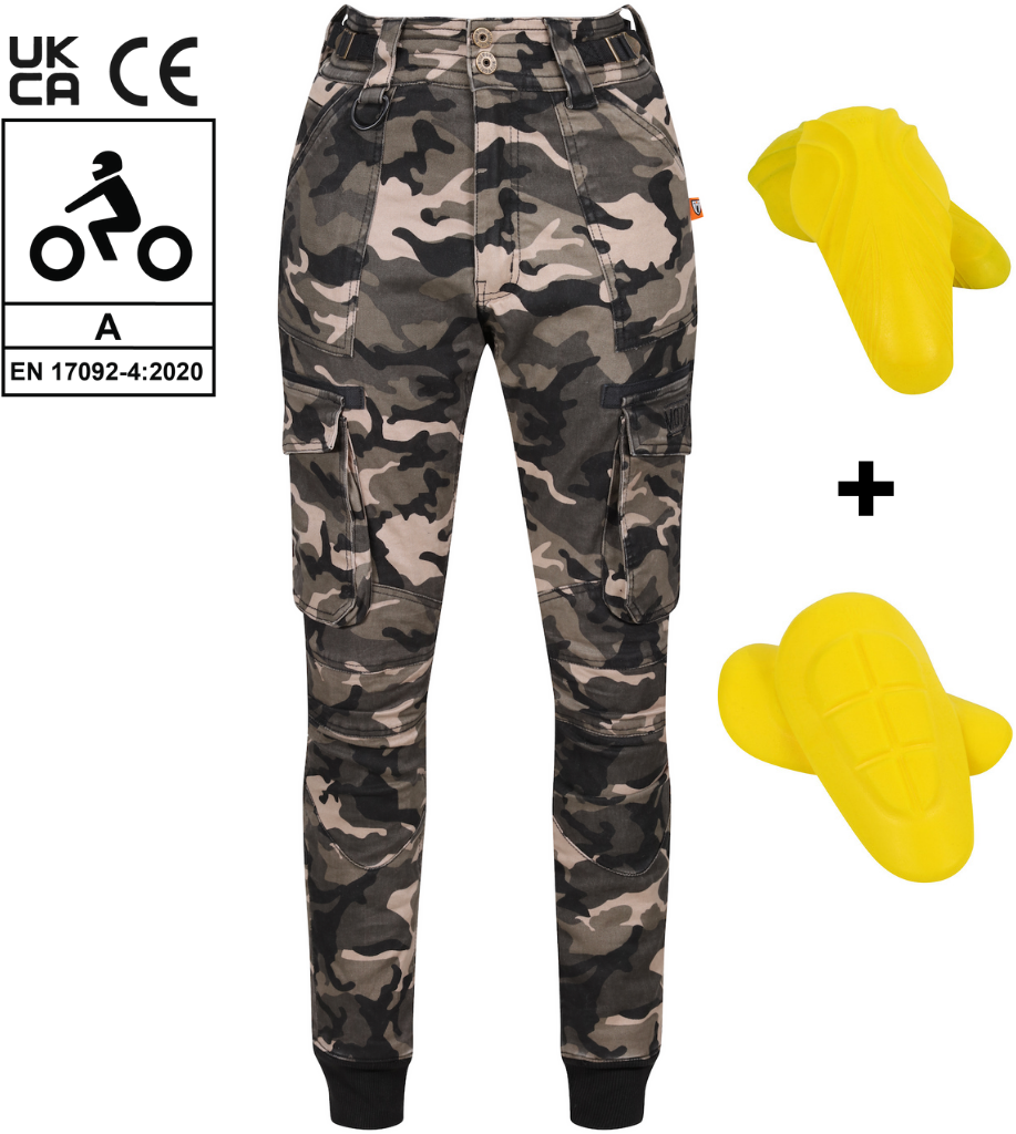 Image of Motogirl Lara Camo Cargo Talla L