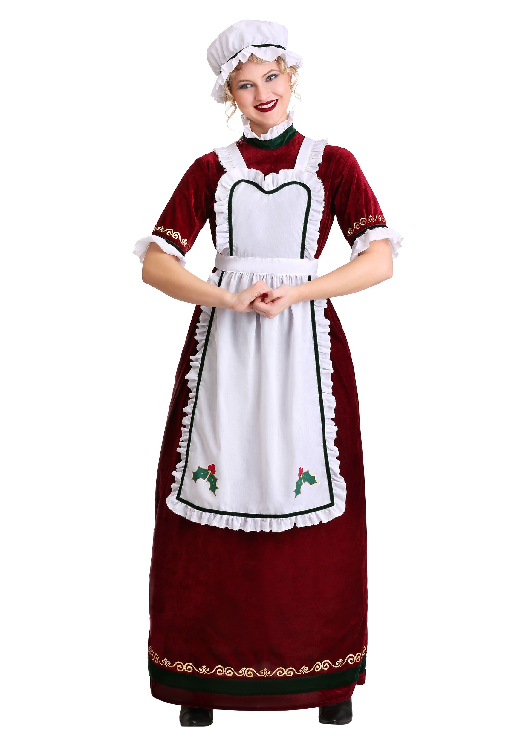 Image of Mrs Claus Costume Holiday ID FUN7098AD-L