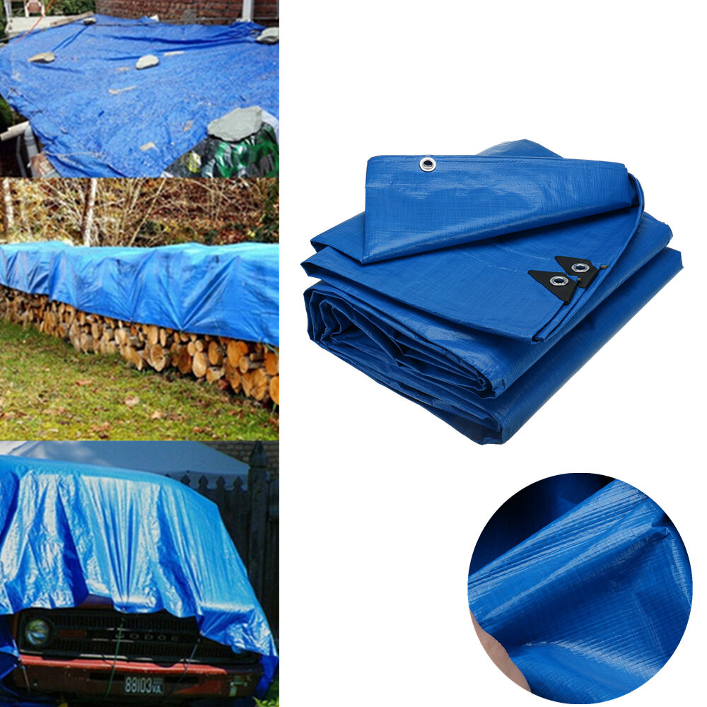 Image of Multifunction PE Waterproof Cover Furniture Dustproof Cover Tarp Ground Picnic Mat Sunshade Shelters