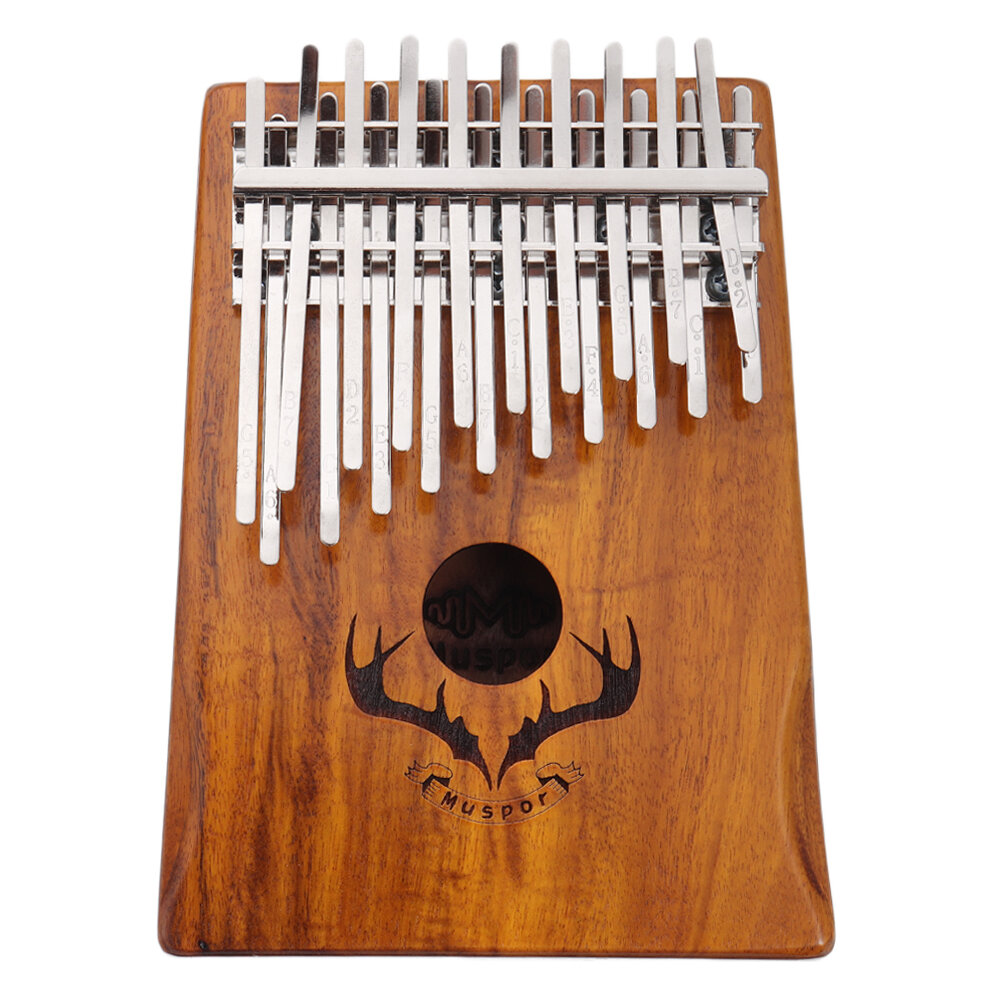 Image of Muspor 20 Keys Kalimba Acacia Wood Thumb Piano Mbira Keyboard Musical Instrument for Beginner