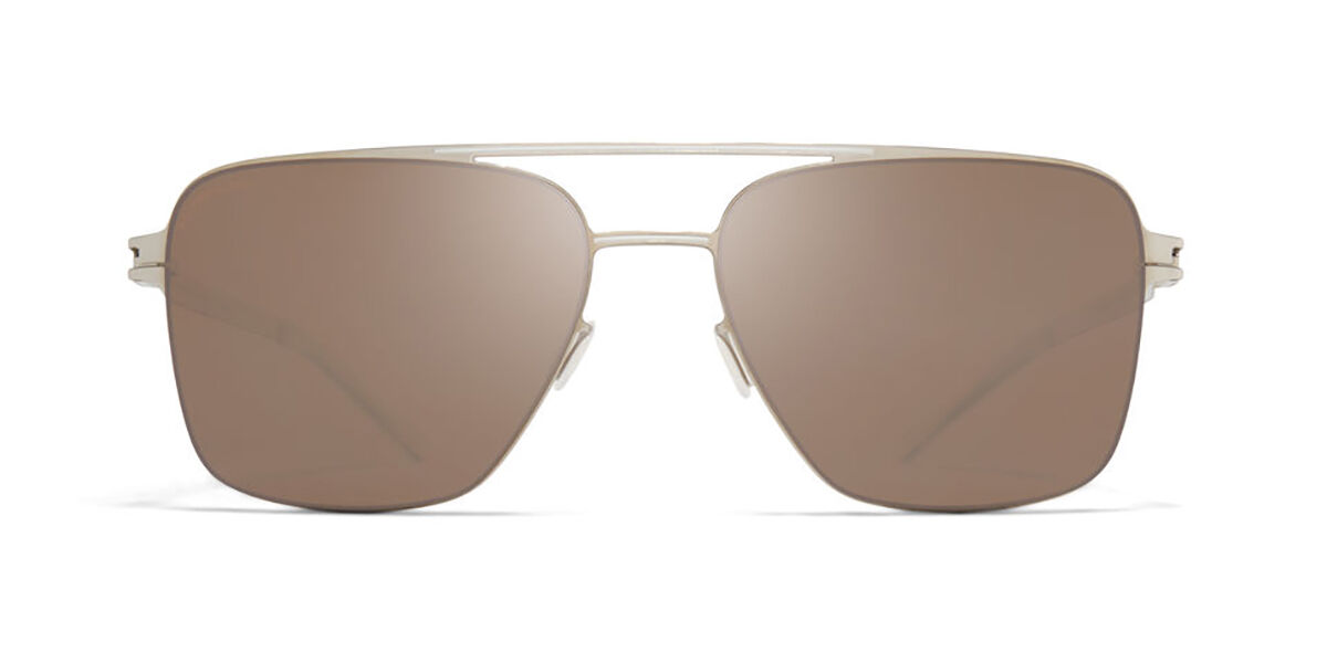 Image of Mykita Bernie Polarized 459 Óculos de Sol Prata Masculino BRLPT