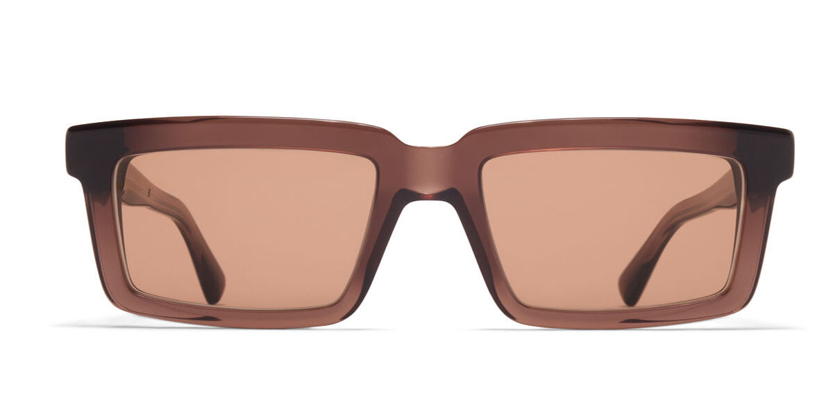 Image of Mykita Dakar 408 53 Lunettes De Soleil Homme Marrons FR