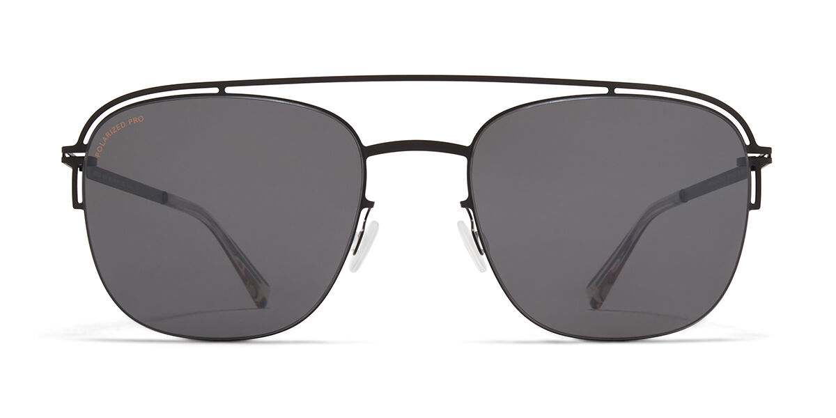 Image of Mykita Nor Polarized 002 Óculos de Sol Pretos Masculino PRT