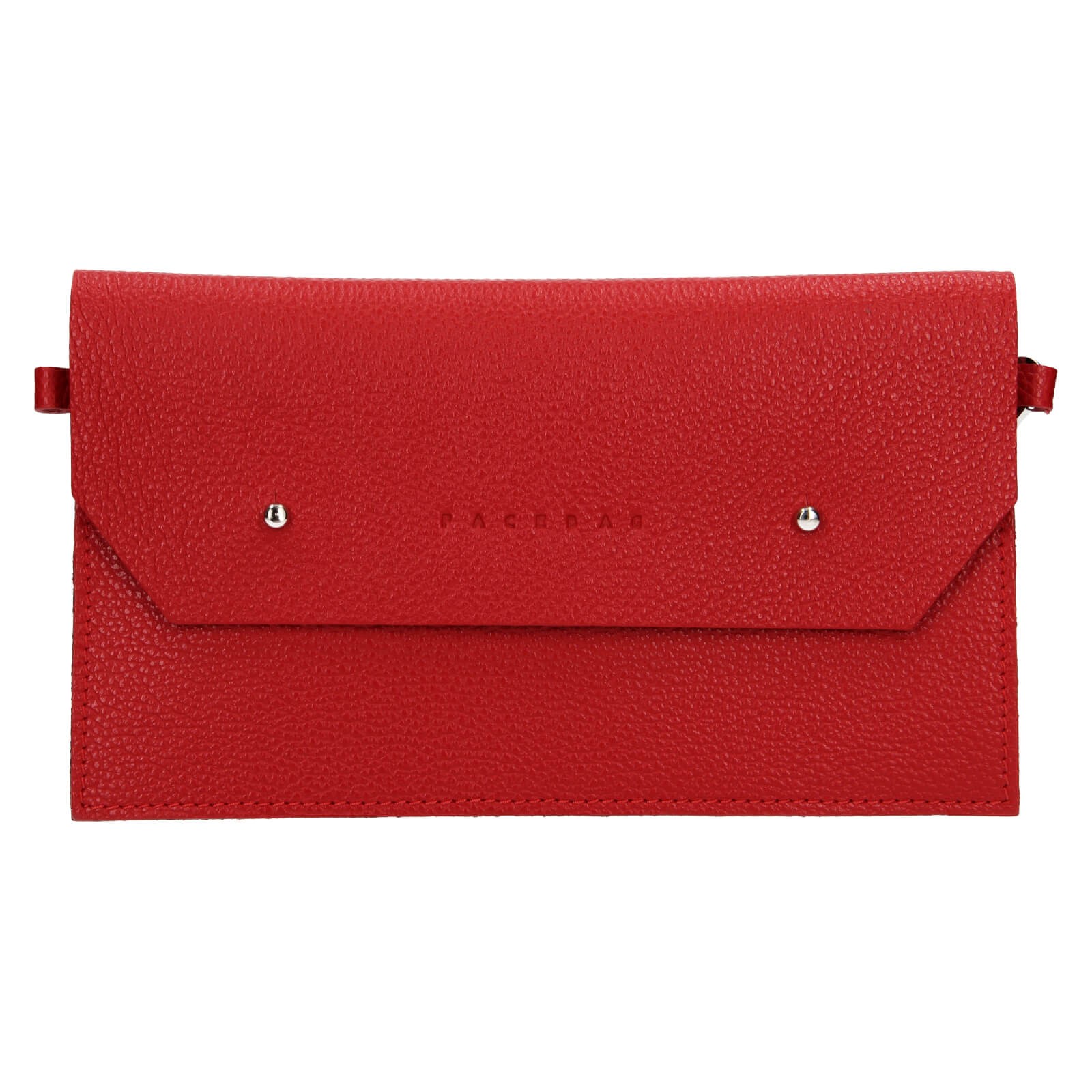 Image of Női bőr crossbody kézitáska Facebag Lianka - piros HU