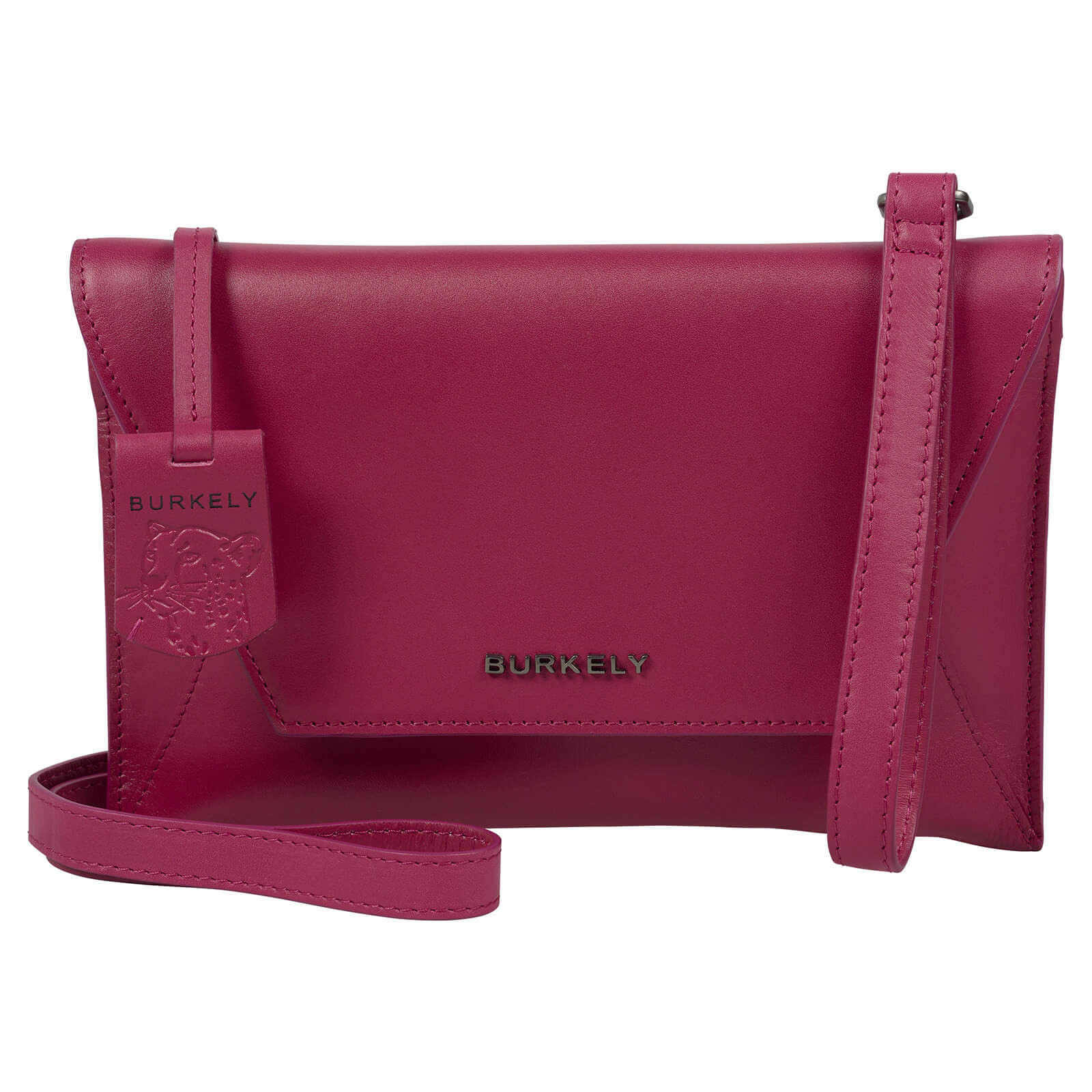 Image of Női crossbody bőr kézitáska Burkely Holles - rózsaszín HU