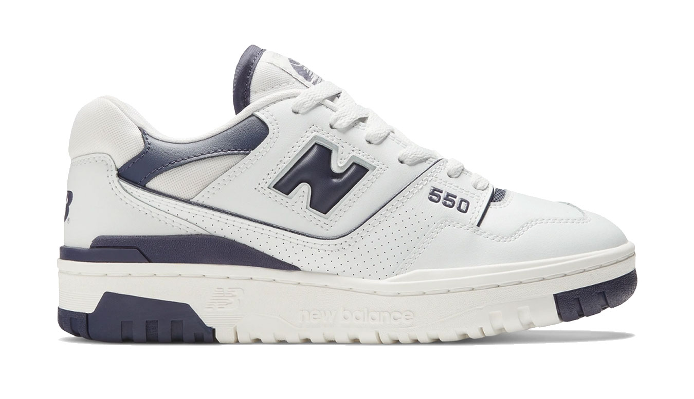 Image of New Balance 550 White Dark Mercury ESP