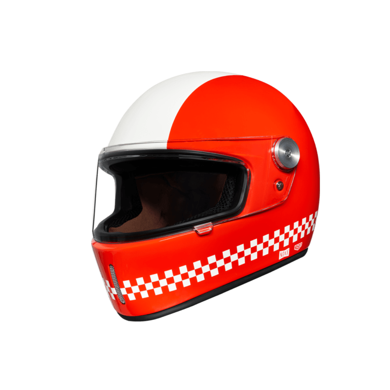 Image of Nexx XG100R Finish Line Red White Full Face Helmet Size 2XL ID 5600427107020