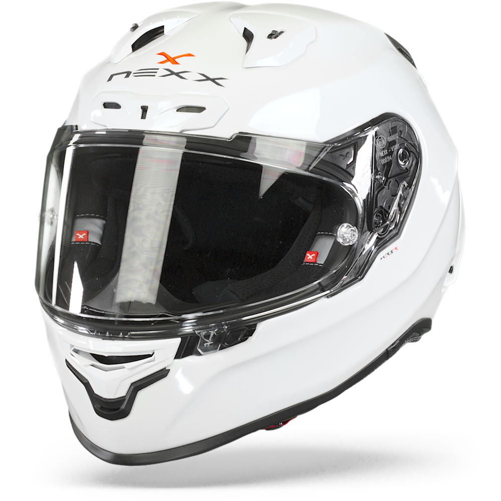 Image of Nexx XR3R Plain White Full Face Helmet Talla XL