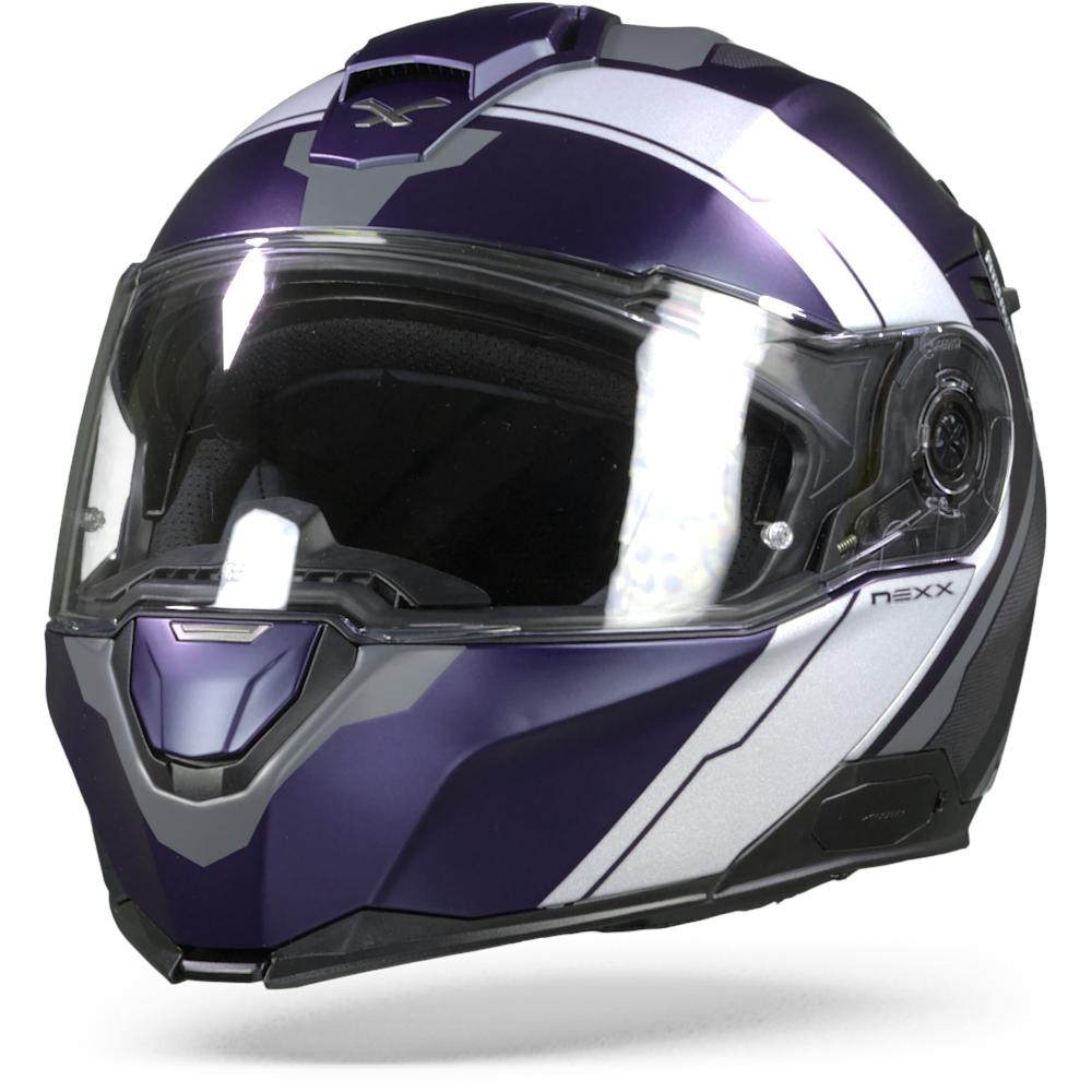 Image of Nexx XVilitur Meredian Blue Grey Matt Modular Helmet Size S EN