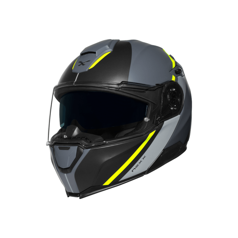 Image of Nexx XVilitur Stigen Grey Neon Matt Modular Helmet Talla XS