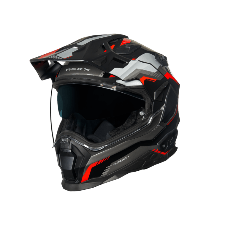 Image of Nexx XWed2 Columbus Rouge Gris Casque d'Aventure Taille 3XL