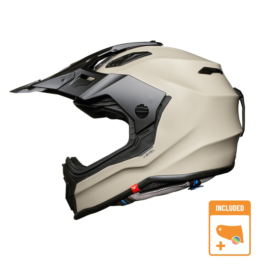 Image of Nexx XWrl Plain Light Sand Matt Adventure Helmet Size 3XL EN