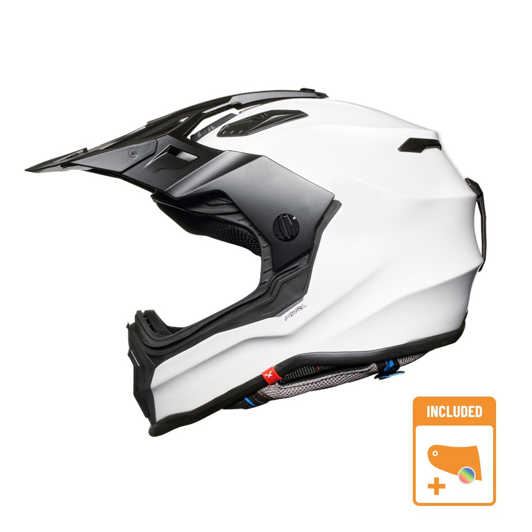 Image of Nexx XWrl Plain White Adventure Helmet Talla XS
