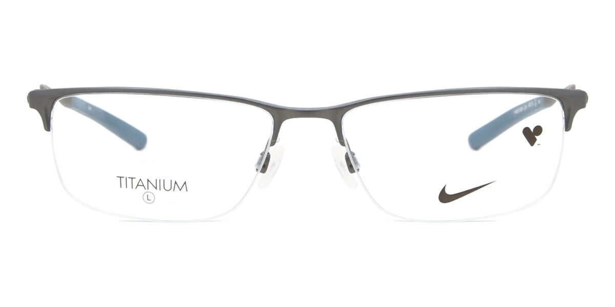 Image of Nike 6064 074 Óculos de Grau Gunmetal Masculino BRLPT