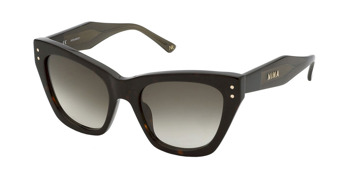 Image of Nina Ricci SNR323 0909 Óculos de Sol Tortoiseshell Feminino BRLPT