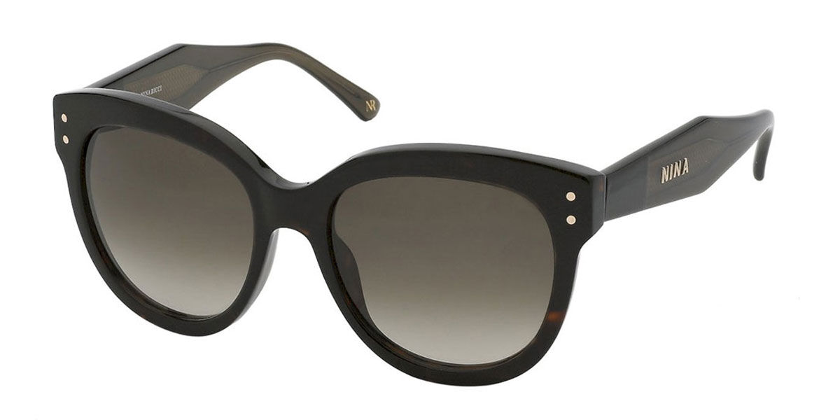 Image of Nina Ricci SNR324 0909 Óculos de Sol Tortoiseshell Feminino BRLPT