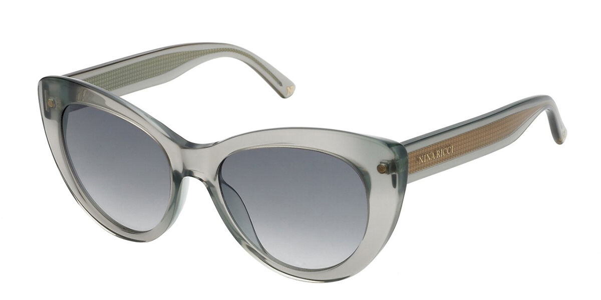 Image of Nina Ricci SNR375 09RM 53 Lunettes De Soleil Femme Vertes FR