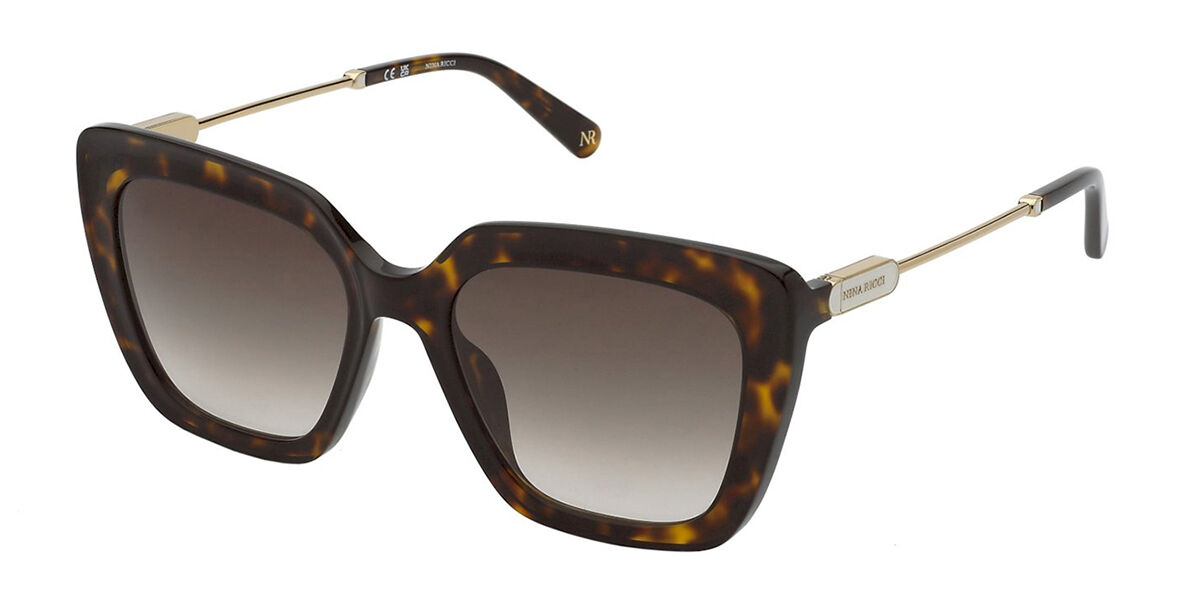 Image of Nina Ricci SNR379 0743 Óculos de Sol Tortoiseshell Feminino PRT