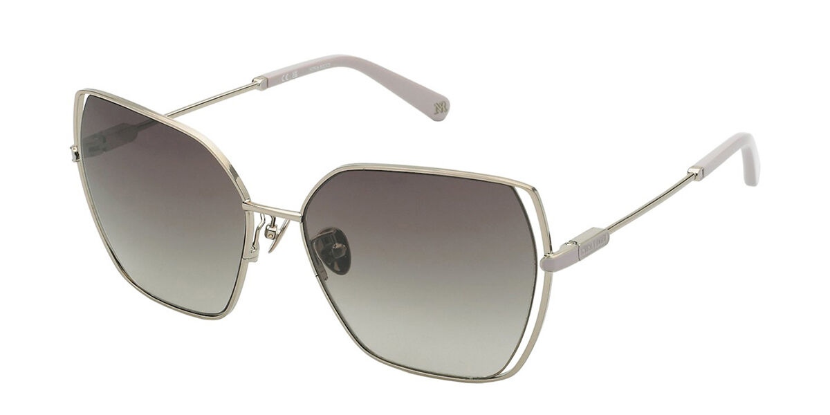 Image of Nina Ricci SNR380 0A39 59 Lunettes De Soleil Femme Dorées FR