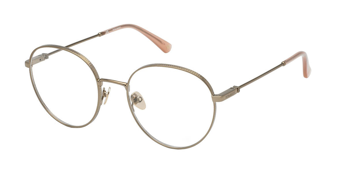 Image of Nina Ricci VNR297 0R80 52 Zlote Meskie Okulary Korekcyjne PL