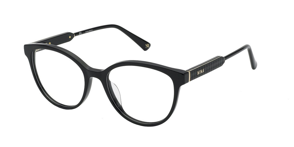 Image of Nina Ricci VNR314 0700 52 Czarne Meskie Okulary Korekcyjne PL