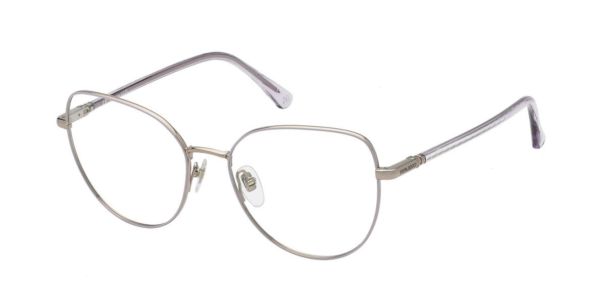 Image of Nina Ricci VNR316 0H60 Óculos de Grau Rose-Dourados Feminino PRT