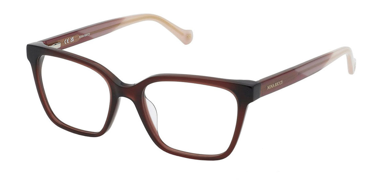 Image of Nina Ricci VNR344 0ACQ 51 Brazowe Damskie Okulary Korekcyjne PL