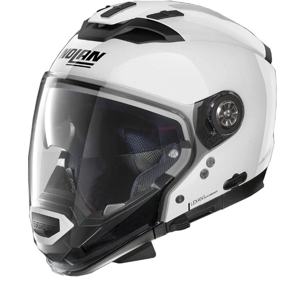 Image of Nolan N70-2 GT Classic 5 Metal White ECE 2206 Multi Helmet Talla S