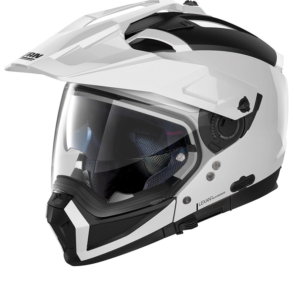 Image of Nolan N70-2 X Classic 5 Metal White ECE 2206 Multi Helmet Size 2XL EN