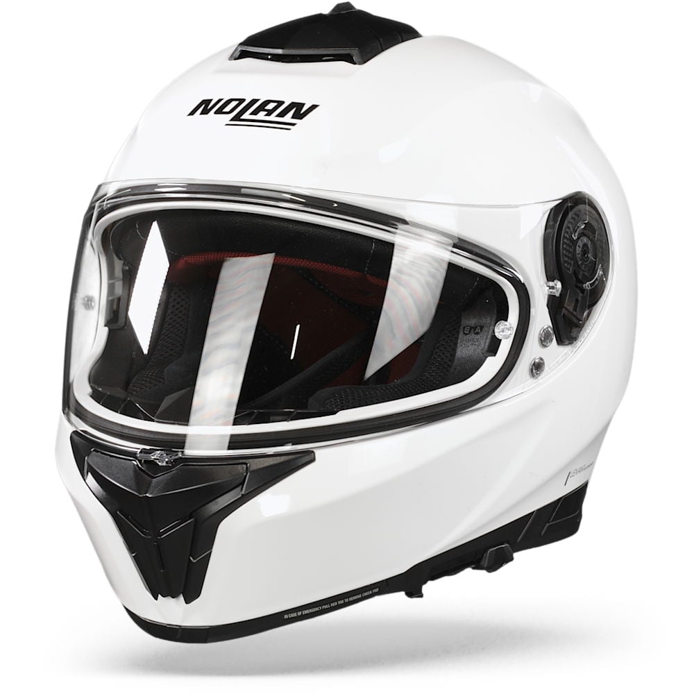 Image of Nolan N80-8 Special N-Com 15 Pure White Full Face Helmet Size 2XL EN