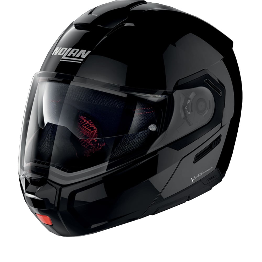 Image of Nolan N90-3 Classic 3 Glossy Black ECE 2206 Modular Helmet Size 2XL EN