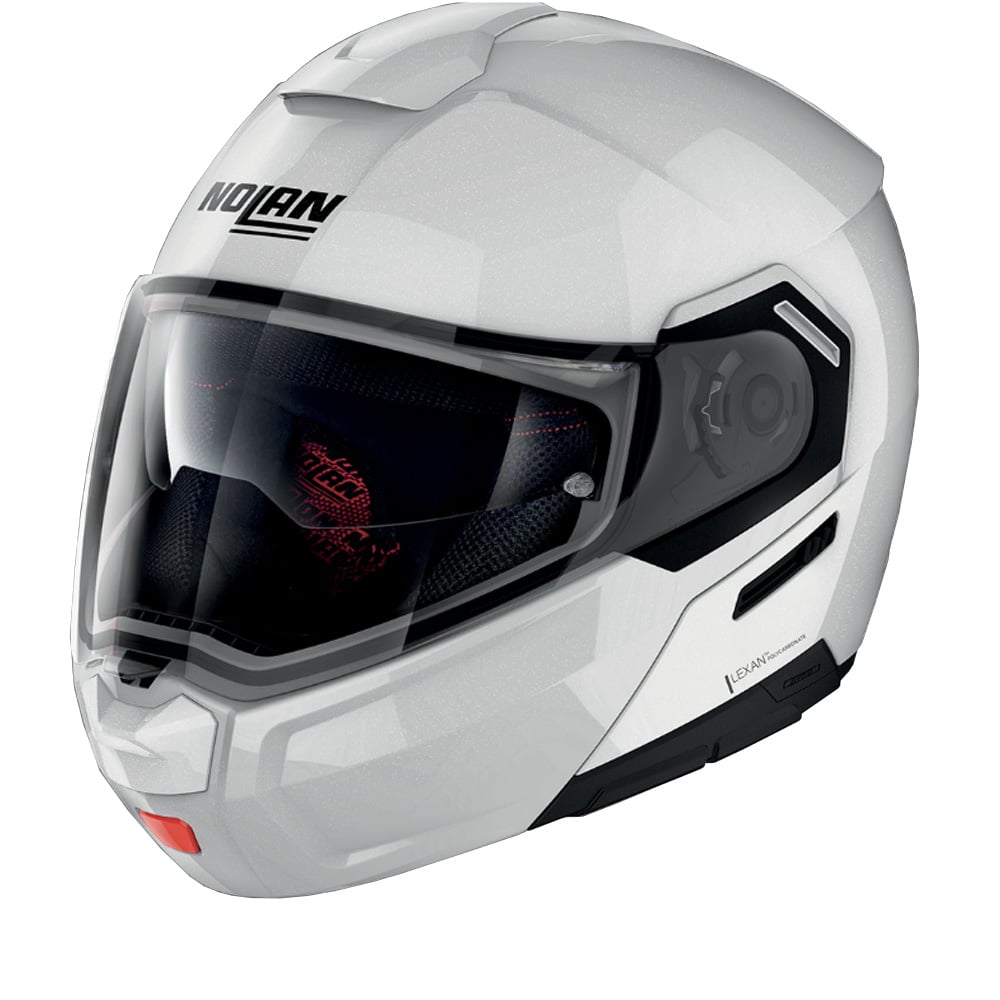 Image of Nolan N90-3 Classic 5 Metal White ECE 2206 Modular Helmet Size 2XL EN
