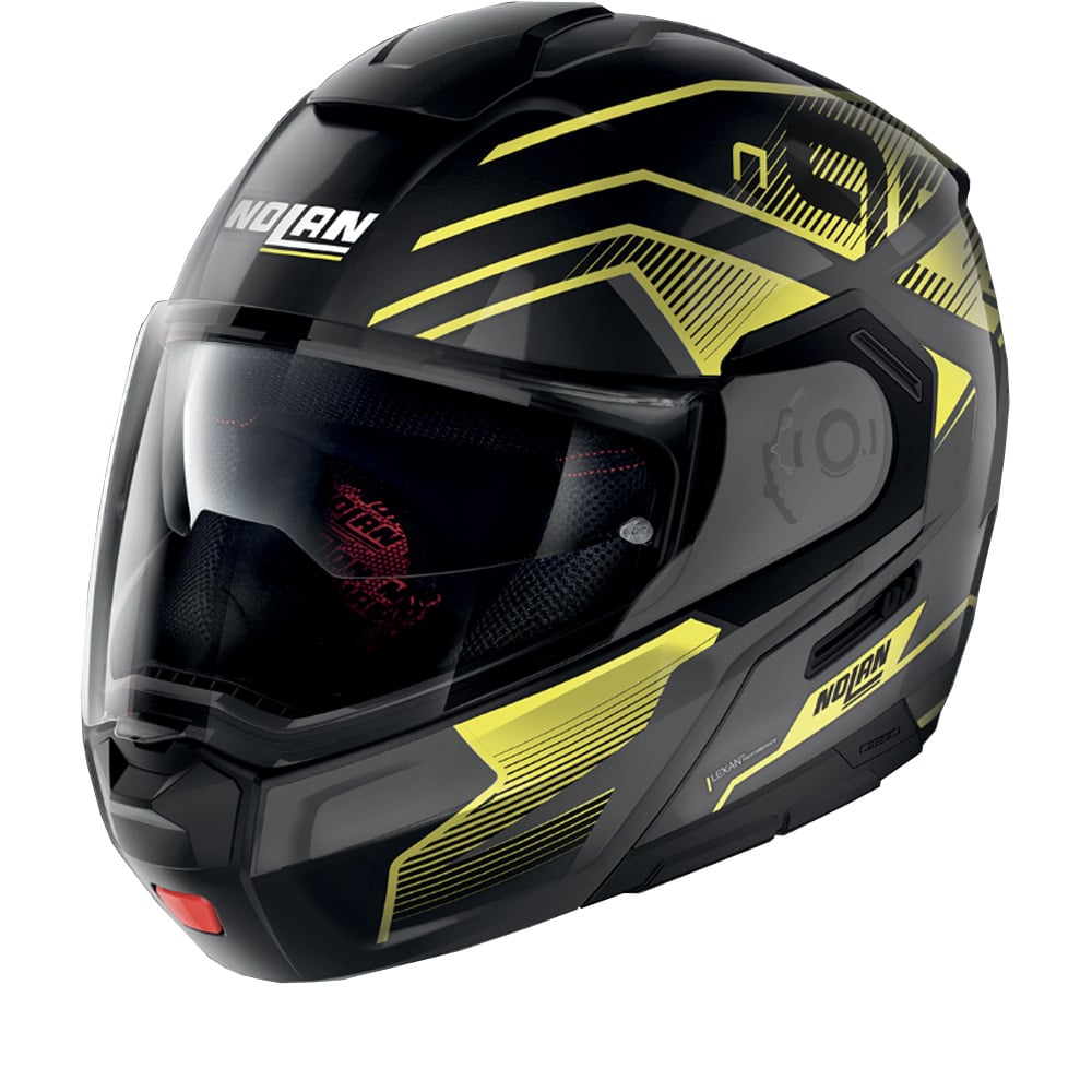 Image of Nolan N90-3 Comeback 45 Metal Black ECE 2206 Modular Helmet Size 2XL EN