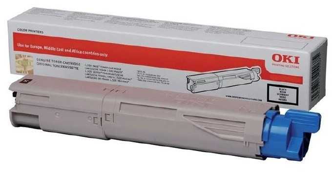 Image of OKI 45862840 fekete (black) eredeti toner HU ID 7862