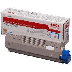 Image of OKI 46507615 błękitny (cyan) toner oryginalny PL ID 10815