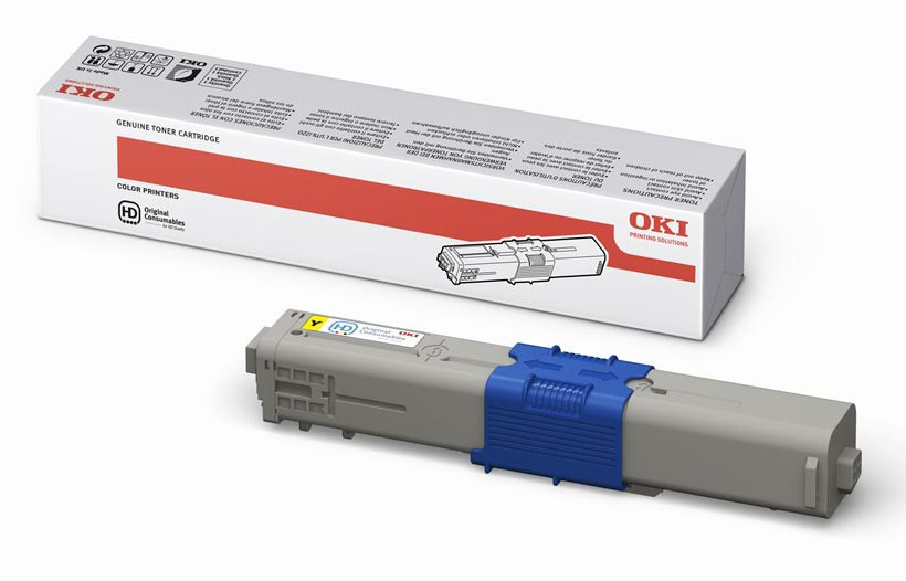 Image of OKI 46508713 sárga (yellow) eredeti toner HU ID 10807