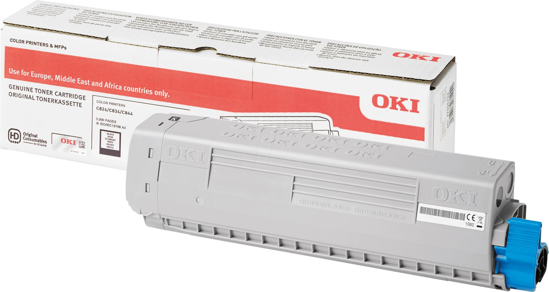 Image of OKI 47095704 čierny (black) originálny toner SK ID 59723