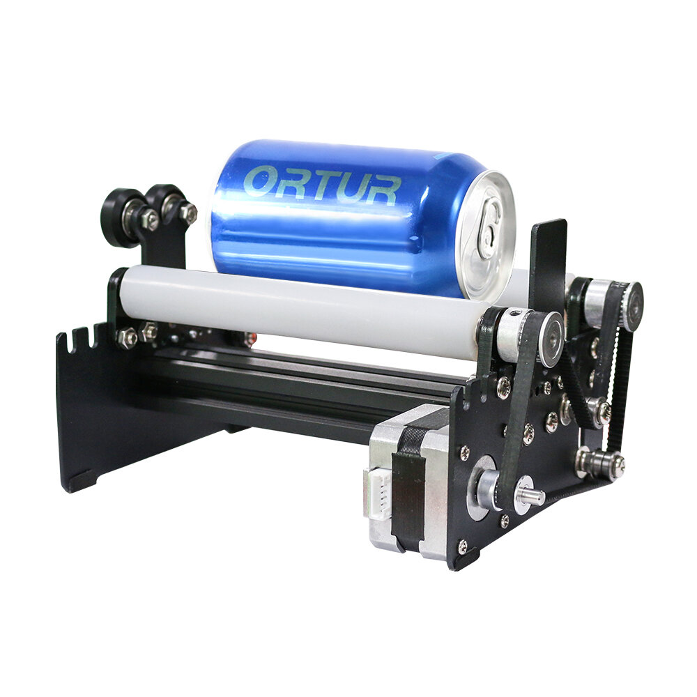 Image of ORTUR YRR20-Aufero Laser Rotary Roller Z Axis Roller for Cylinder Engraving Cans Cups Bottles 360° Different Angles