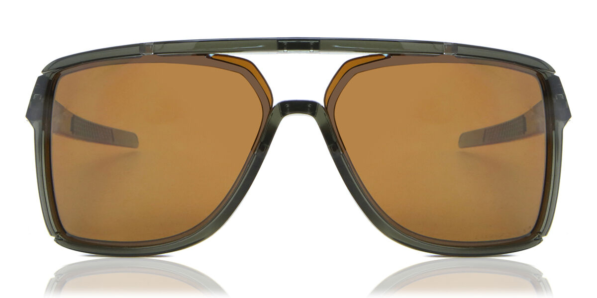 Image of Oakley OO9147 CASTEL Polarized 914704 Óculos de Sol Verdes Masculino PRT