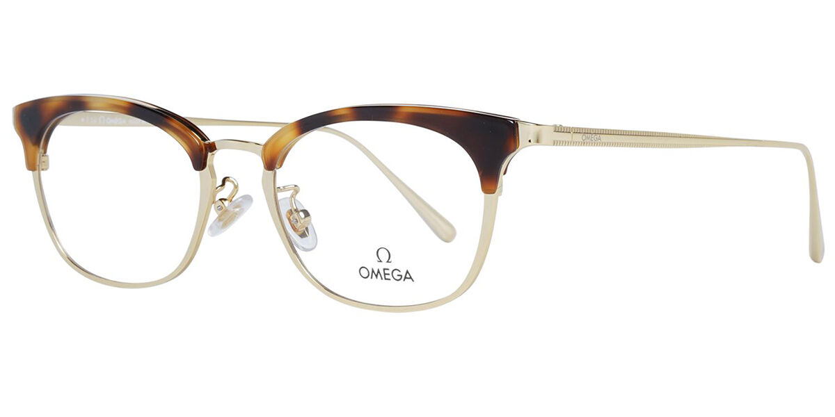 Image of Omega OM5009-H 052 Óculos de Grau Dourados Feminino PRT