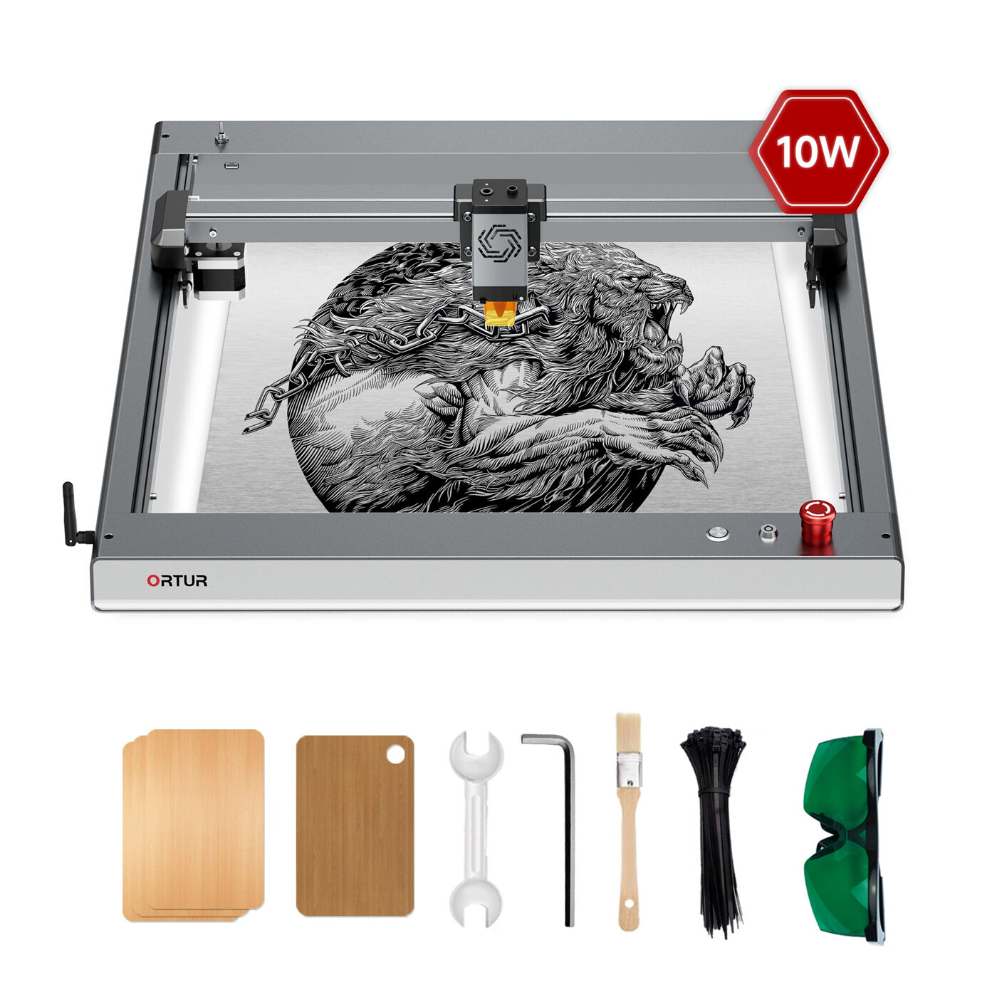 Image of Ortur Laser Master 3 Laser Engraver 10W DIY Engraving & Cutting Machine 20000mm/min