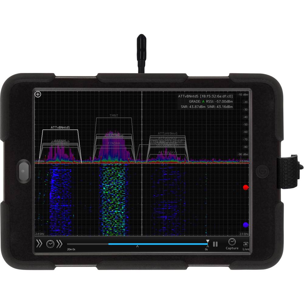 Image of Oscium wipry2500x Spectrum analyzer Manufacturers standards (no certificate) 585 GHz Handheld
