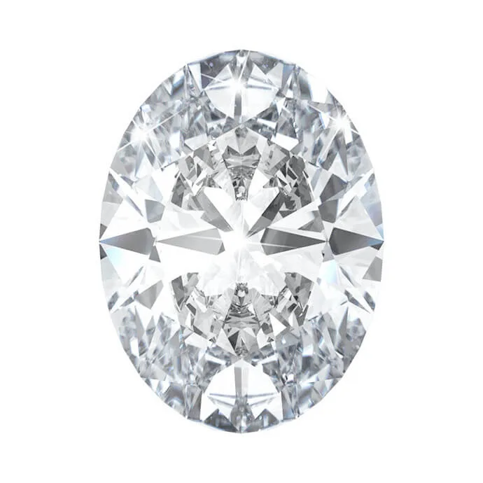 Image of Oval Cut Certified Moissanite Loose Stone VVS D ID 41908105380033