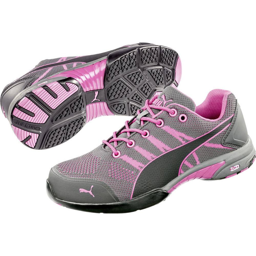 Image of PUMA Celerity Knit Pink 642910-42 Protective footwear S1 Shoe size (EU): 42 Grey Pink 1 pc(s)