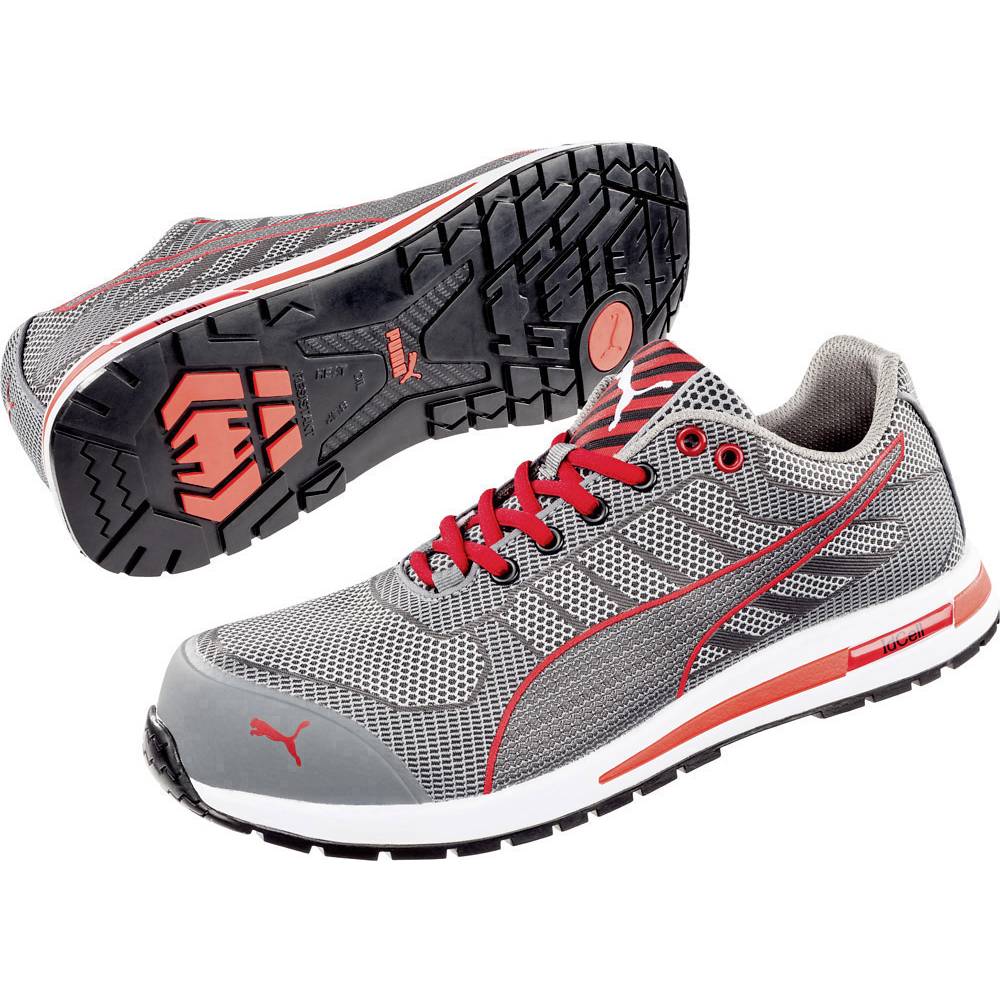 Image of PUMA Xelerate Knit Low 643070-39 Protective footwear S1P Shoe size (EU): 39 Grey Red 1 pc(s)