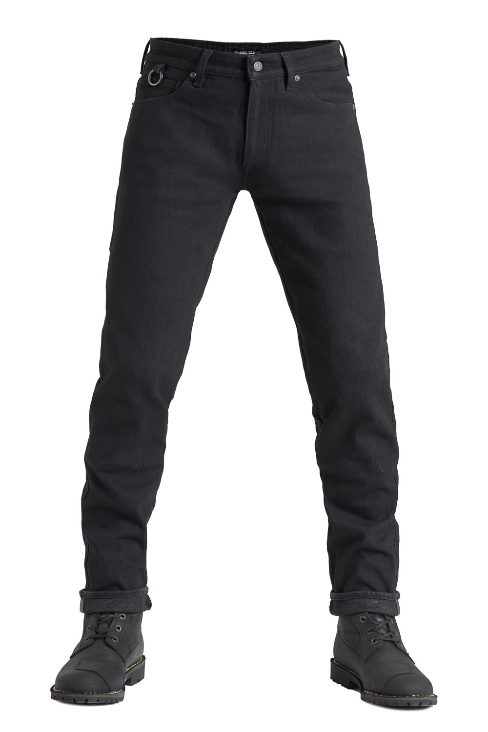 Image of Pando Moto Steel Noir 02 Slim Fit Dyneema® Pantalon Taille W34/L34
