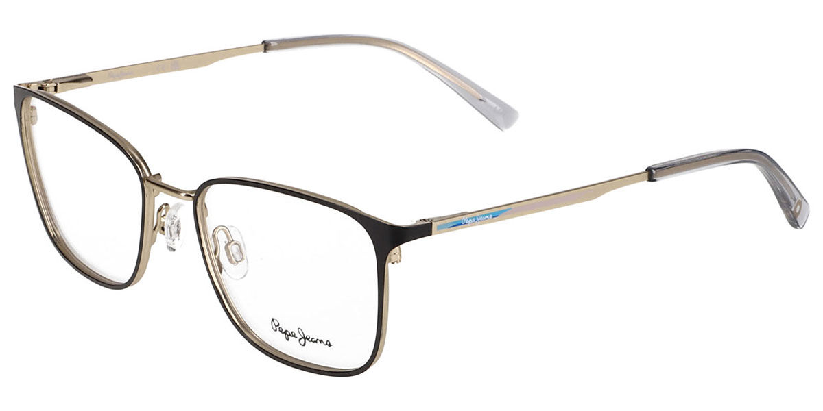 Image of Pepe Jeans PJ1383 C2 53 Złote Męskie Okulary Korekcyjne PL