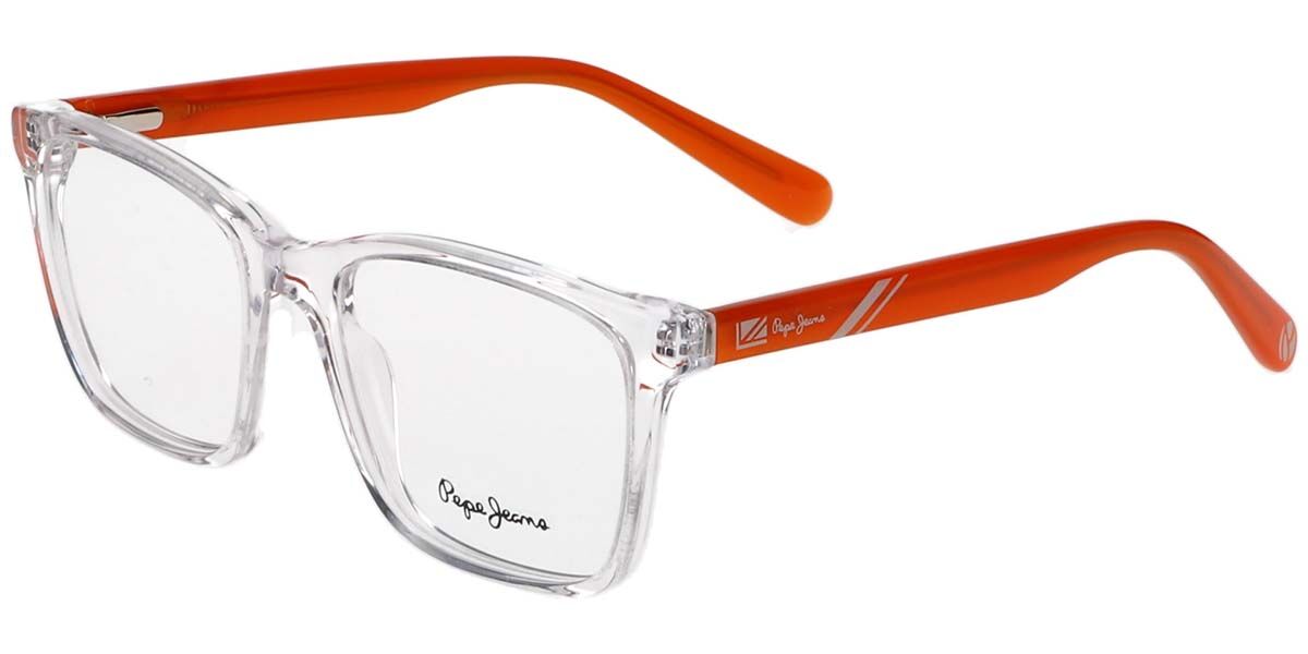 Image of Pepe Jeans PJ4073 801 47 Przezroczyste Męskie Okulary Korekcyjne PL